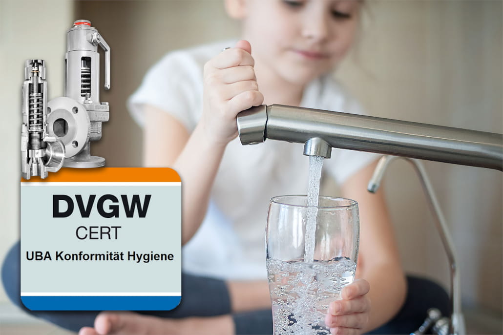 Goetze DVGW certificirani varnostni ventili za pitno vodo