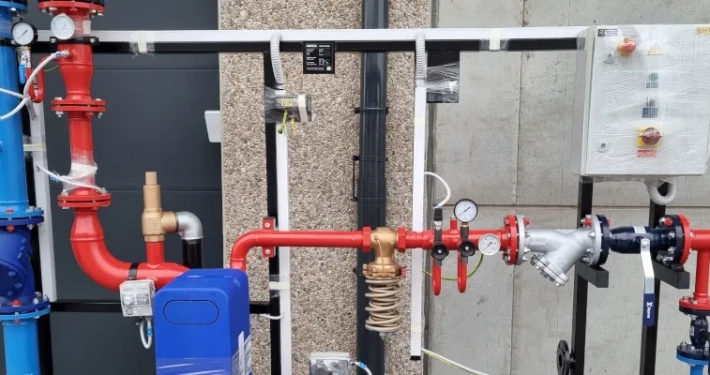 Samostoječa toplotna postaja Giaflex 600 kW