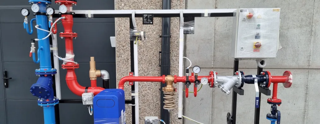 Samostoječa toplotna postaja Giaflex 600 kW